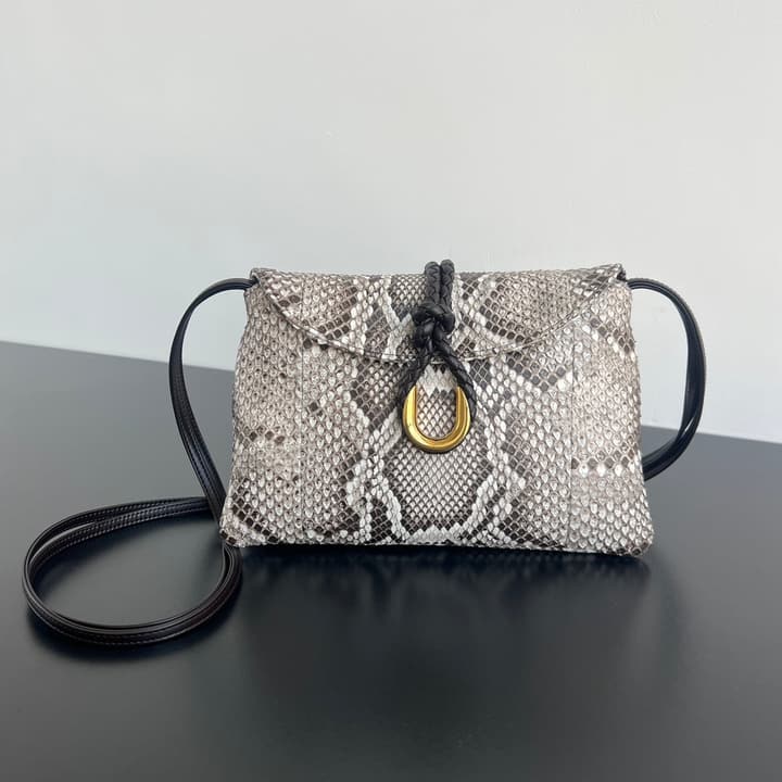 Bottega Veneta Liberta Python Crossbody Bag