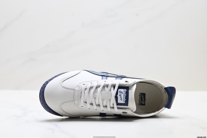 Onitsuka Tiger Mexico 66 Deluxe Nippon Made Sneakers in Beige With Taupe Stripes