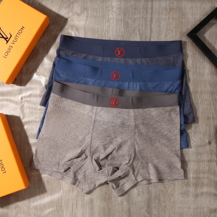Louis Vuitton Seamless Breathable Men's Underwear Box Set