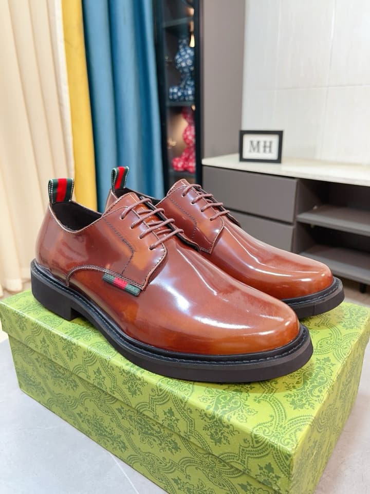 Gucci Men's Formal Leather Shoes – New Collection