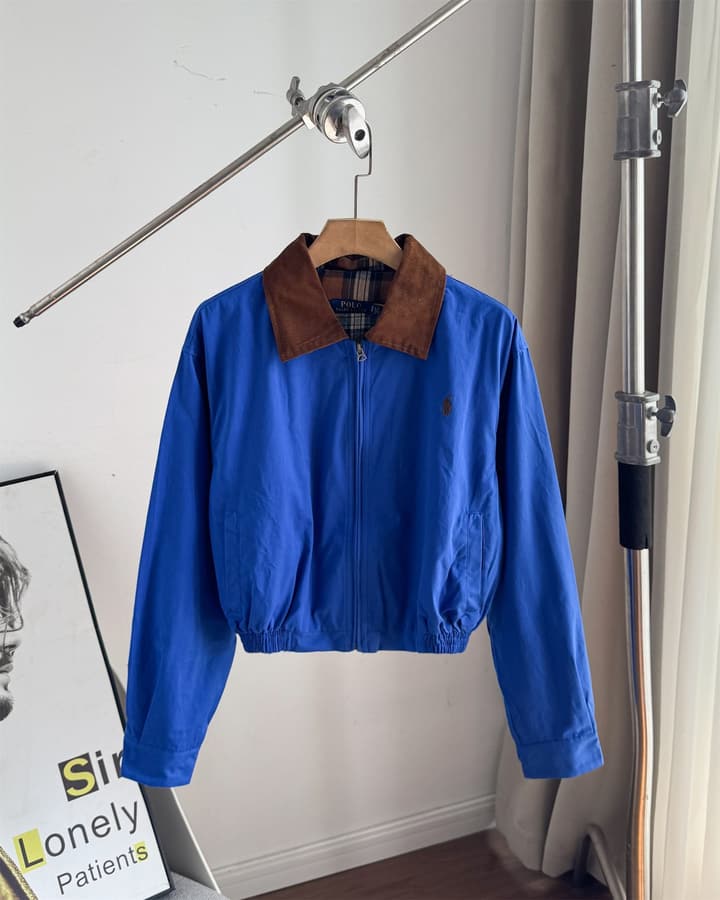 Ralph Lauren Campus Collared Jacket in Blue