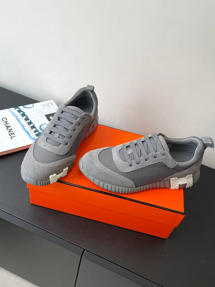 Hermès Classic Couple's Casual Sneakers in Black