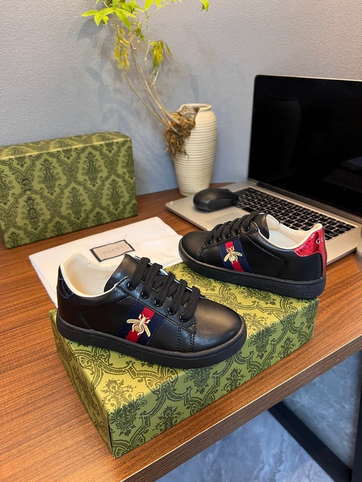 Gucci Kids Sheepskin-Lined Sneakers – Kids Collection