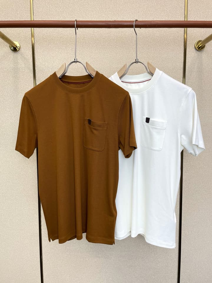 Loro Piana Men's Casual Short Sleeve T-Shirt