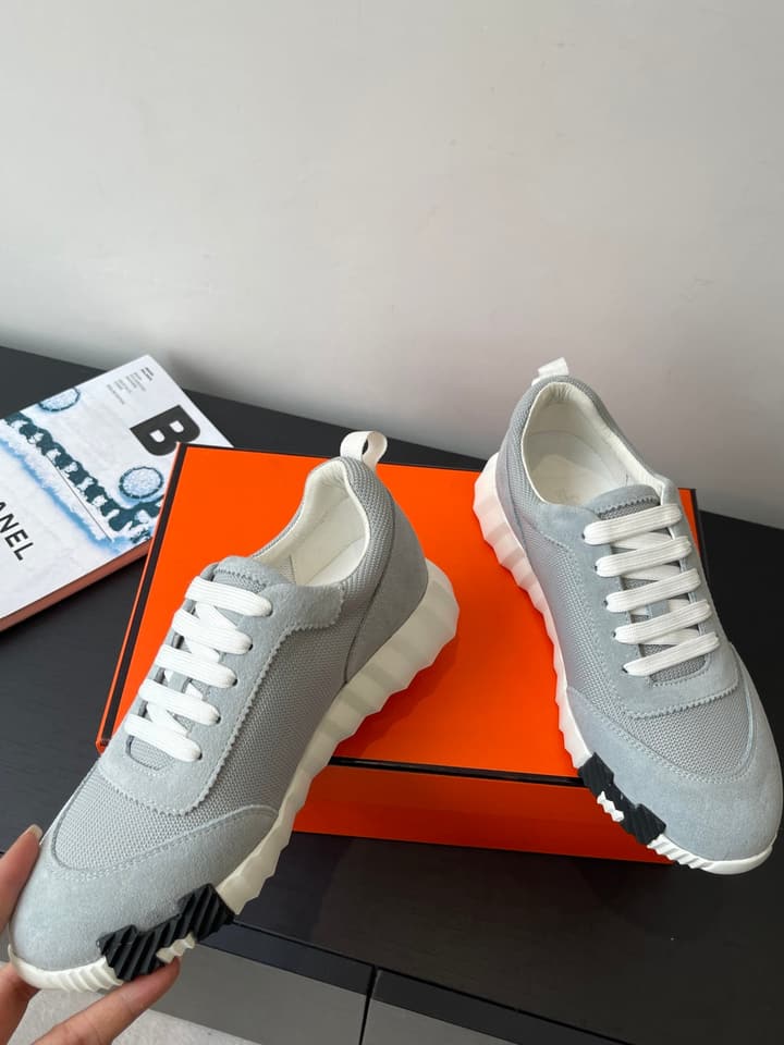 Hermès Classic Couple's Casual Sneakers in Black