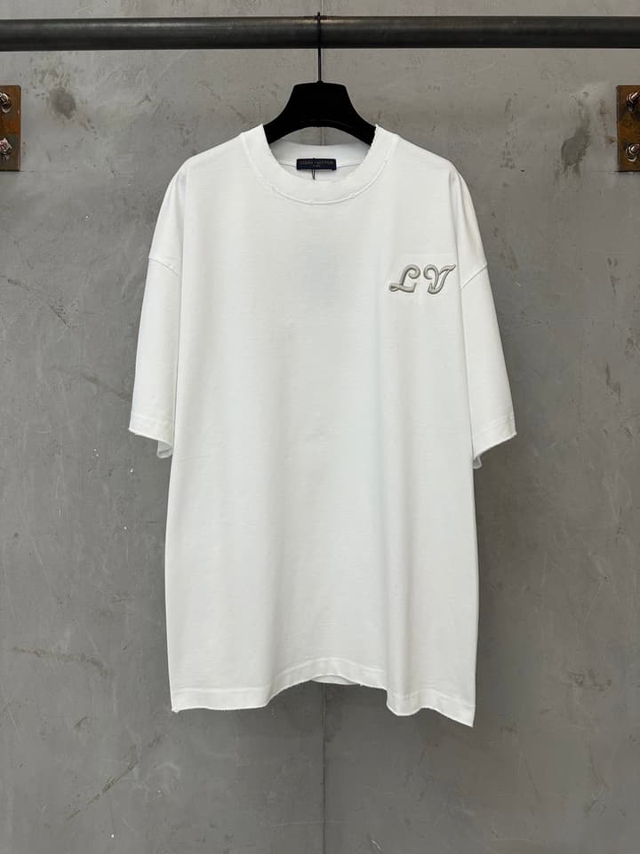 Louis Vuitton Conch Embroidery Crewneck T-Shirt – 26SS in White