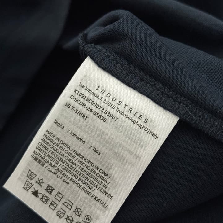 Moncler Triple Logo Short-Sleeve T-Shirt – 2026SS in Navy Blue