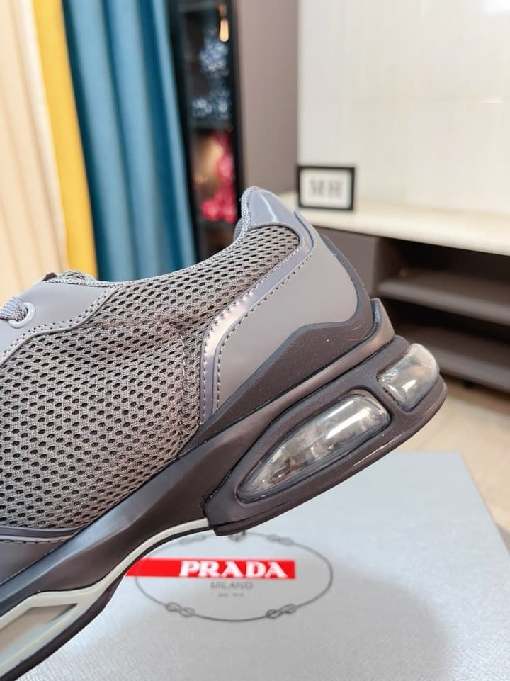 Prada Men's Air Cushion Mesh Sneakers