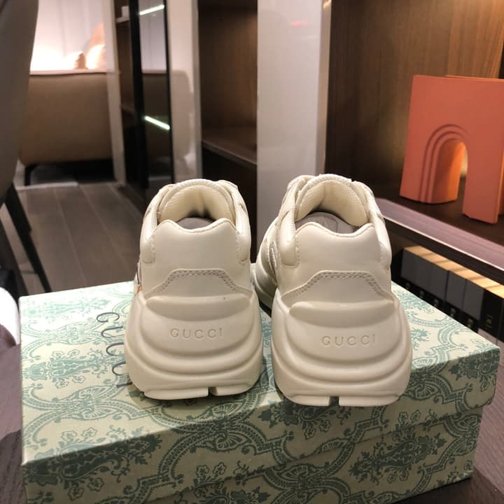 Gucci Children's Dad Sneakers – Kids Collection in Cream With Cartoon Graphic