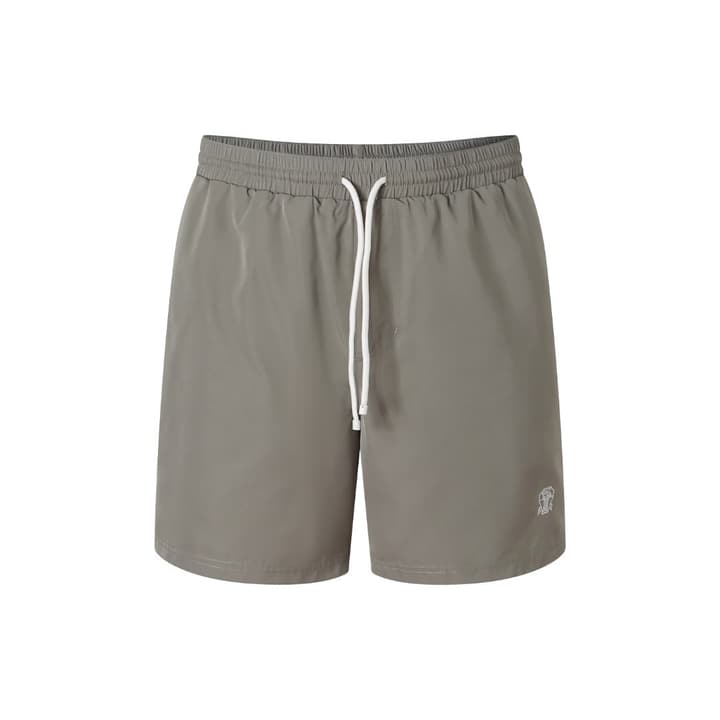 Brunello Cucinelli Embroidered Swim Trunks in Navy Blue