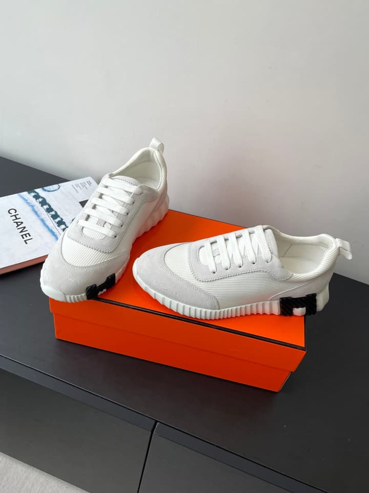 Hermès Classic Couple's Casual Sneakers in Black