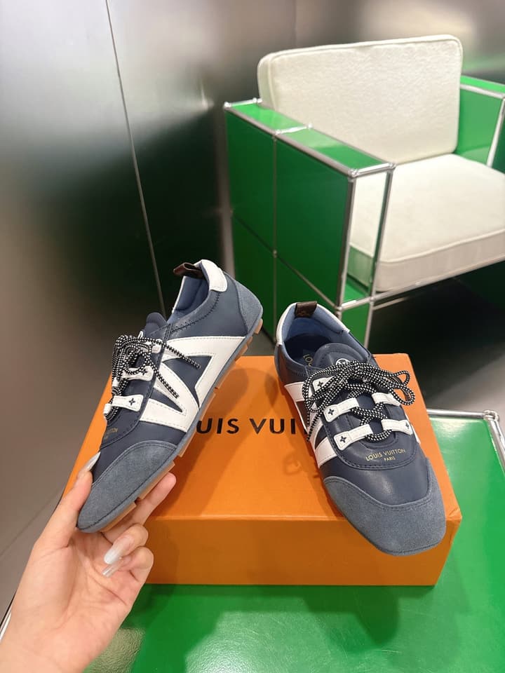 Louis Vuitton Sneakerina Ballet Sneakers in Chocolate Brown