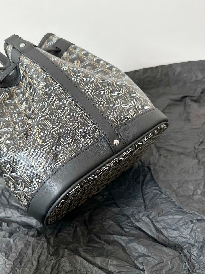 Goyard Petit Flot Bucket Bag in Black Monogram Bucket Bag