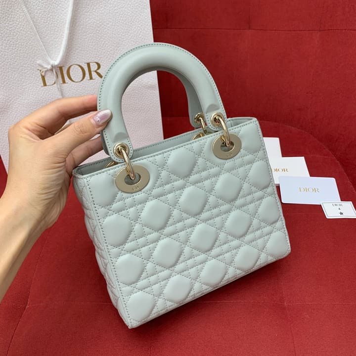Dior Lady Dior Cannage Shoulder Bag