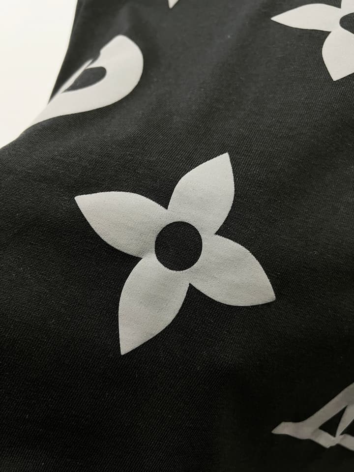 Louis Vuitton Monogram Clover Print T-Shirt in Classic Black