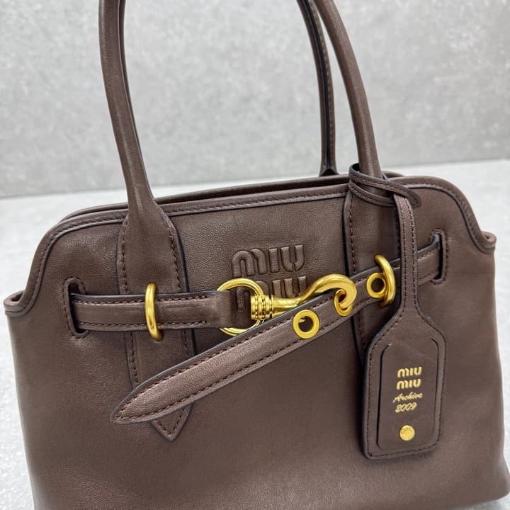 Miu Miu Aventure Mini Shell Bag