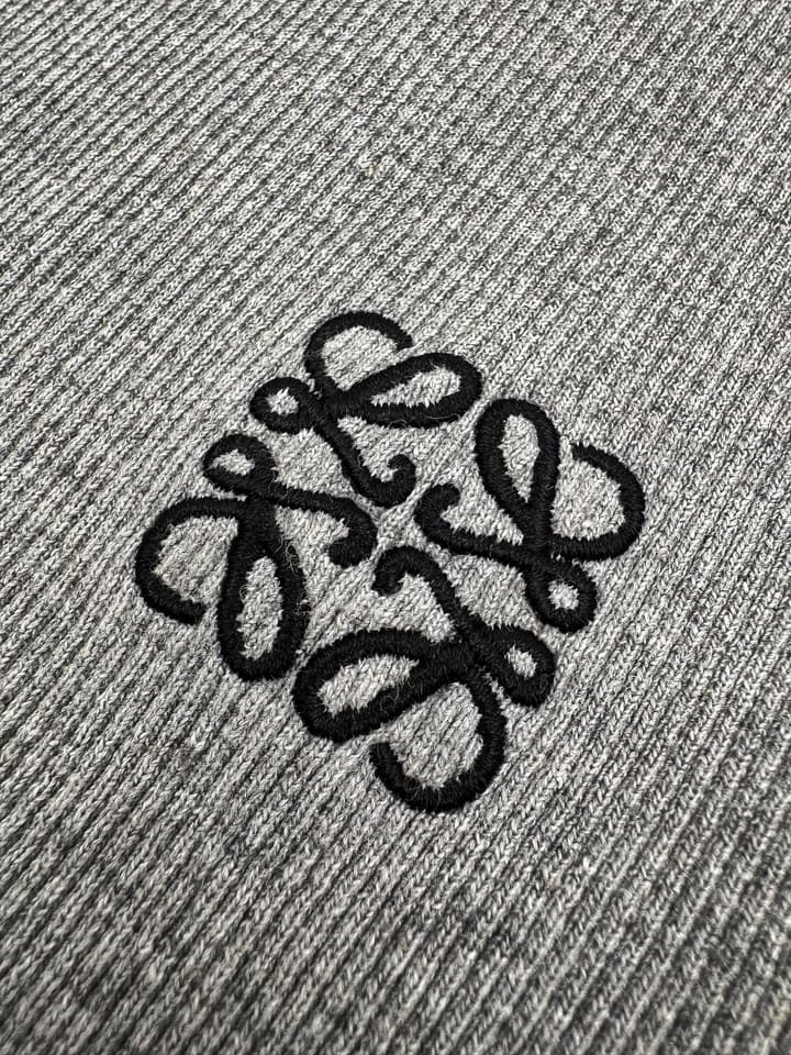 Loewe Anagram Embroidered Long Sleeve Sweatshirt