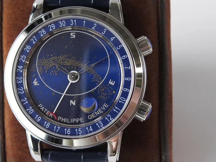 Patek Philippe Sky Moon Tourbillon Watch in Black