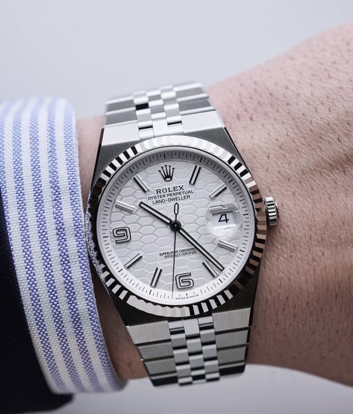 Rolex Land-Dweller Mechanical Watch – 2025 Collection in Gold