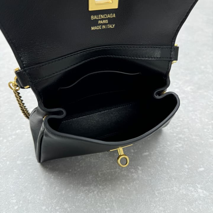 Balenciaga Rodeo Nano Chain Bag in Black