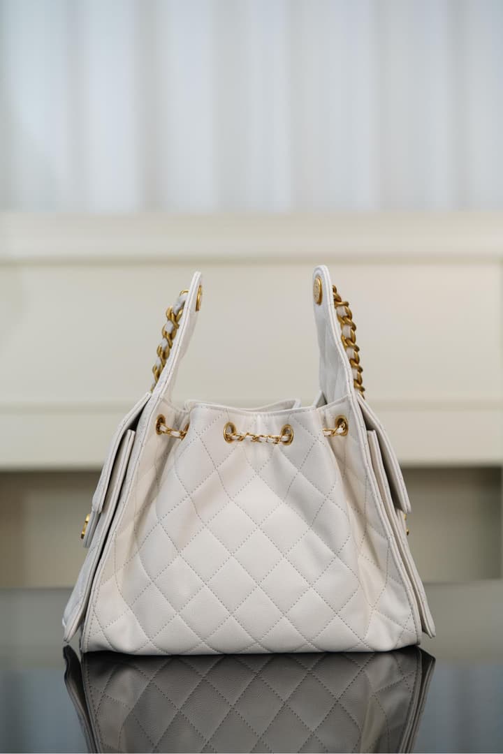 Chanel 25S Small Hobo Drawstring Bucket Bag – 25S Collection