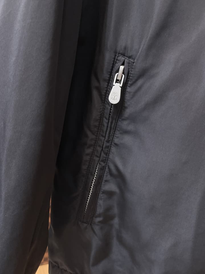 Burberry Reversible Casual Jacket – 2025FW in Dark Navy Reversible Side