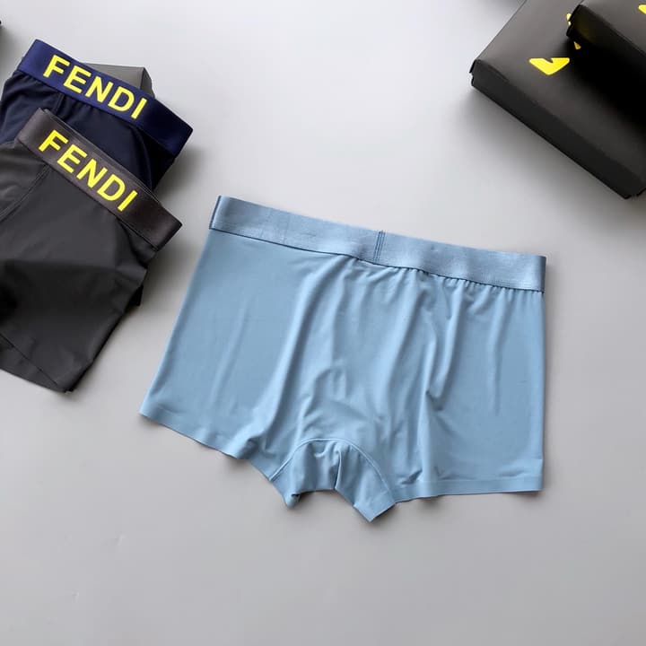 Fendi Men's Seamless Ice Silk Underwear Box Set