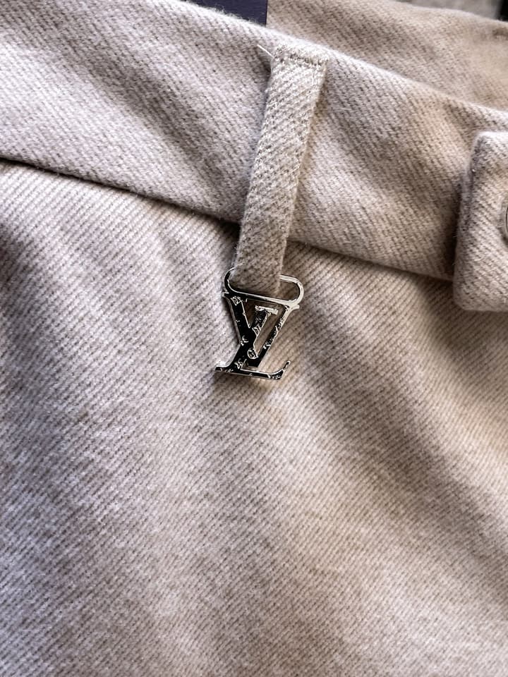 Louis Vuitton Wool Blend Dress Trousers – Autumn/Winter Collection in Black