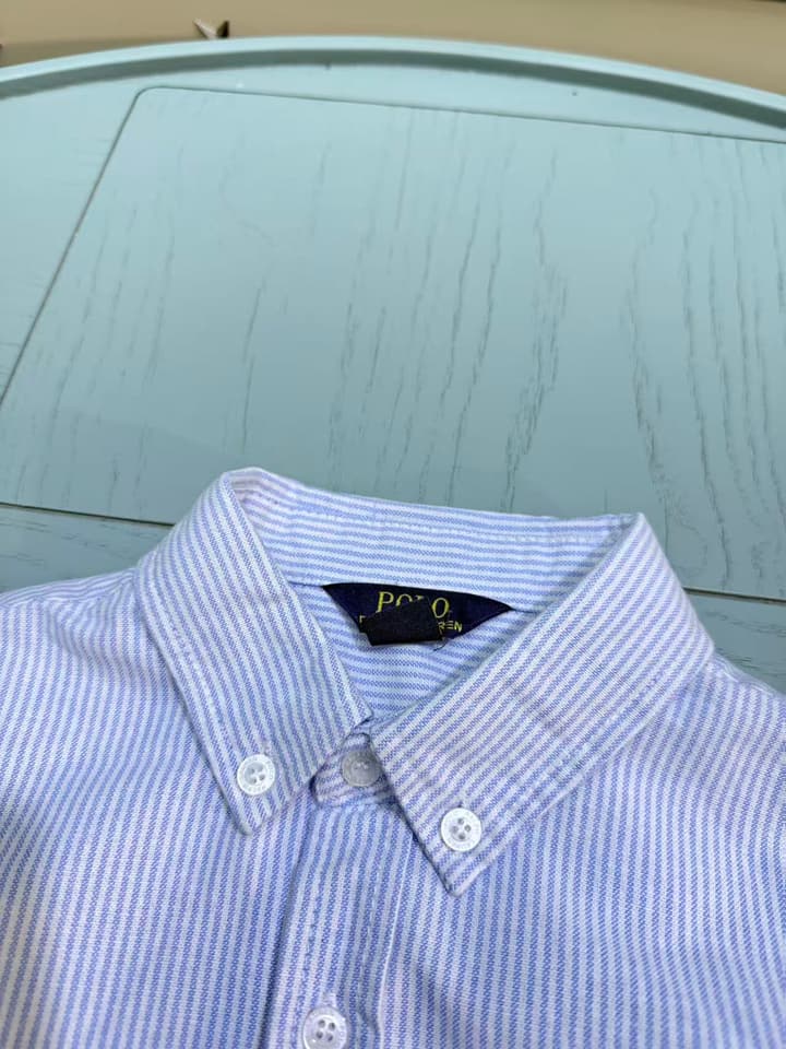 Ralph Lauren Polo Kids Embroidered Shirt – 2025SS – Kids Collection in Null