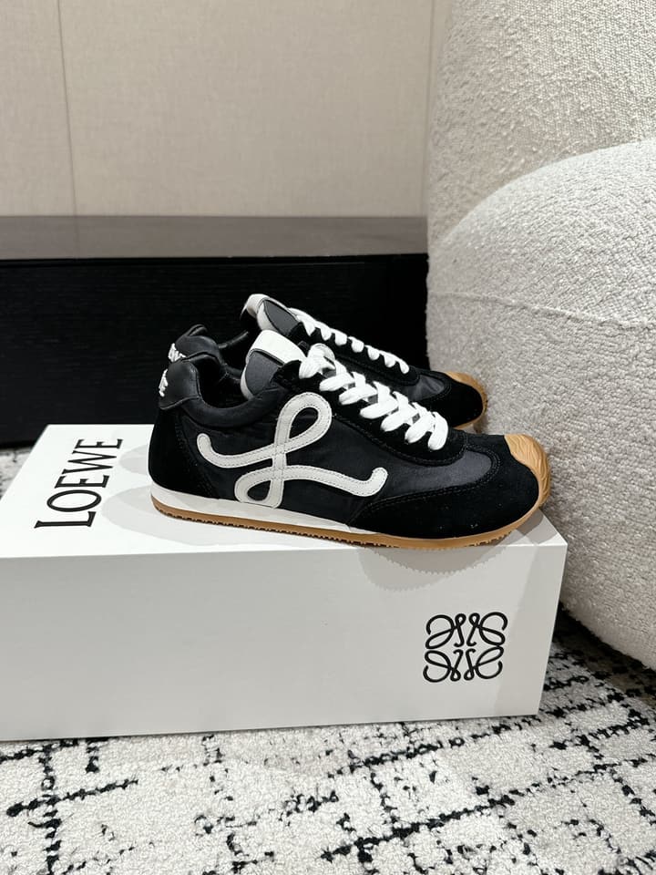 Loewe Ballet Runner 2.0 Sneakers – 2025 Runway Collection in Black