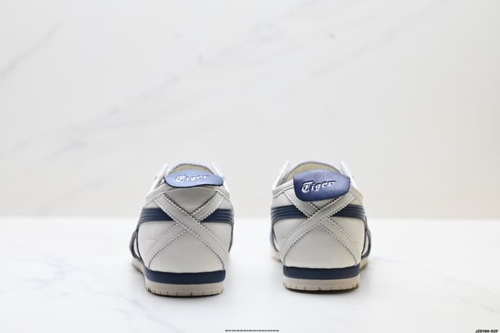 Onitsuka Tiger Mexico 66 Deluxe Nippon Made Sneakers in Beige With Taupe Stripes