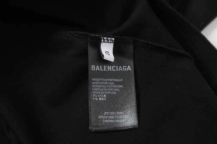 Balenciaga Alipay Collaboration Printed T-Shirt – 26SS in Classic Black