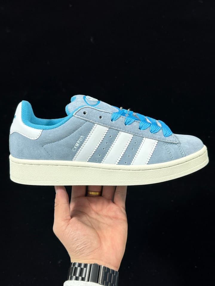 Adidas Originals Campus 00s Low-Top Sneakers in Black & White