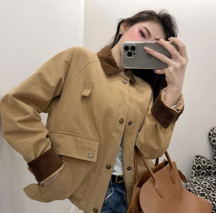 Ralph Lauren Barn Style Workwear Jacket in Green