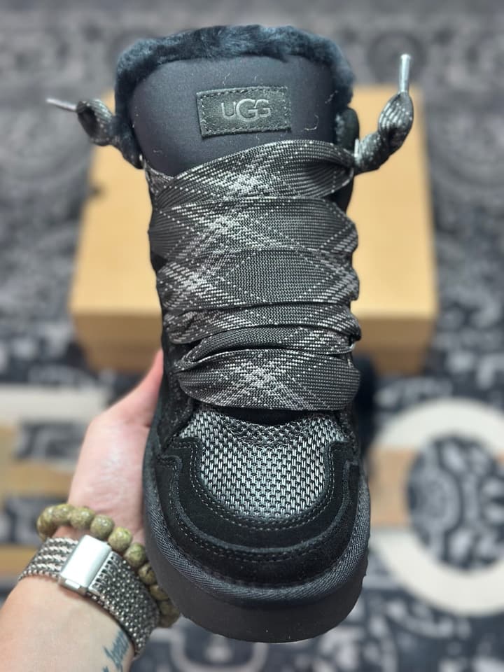 UGG Highmel High-Top Snow Boots in Black