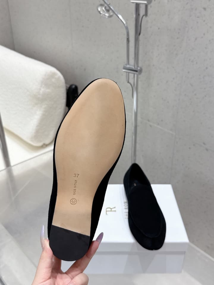 The Row Tassel Loafers in Black