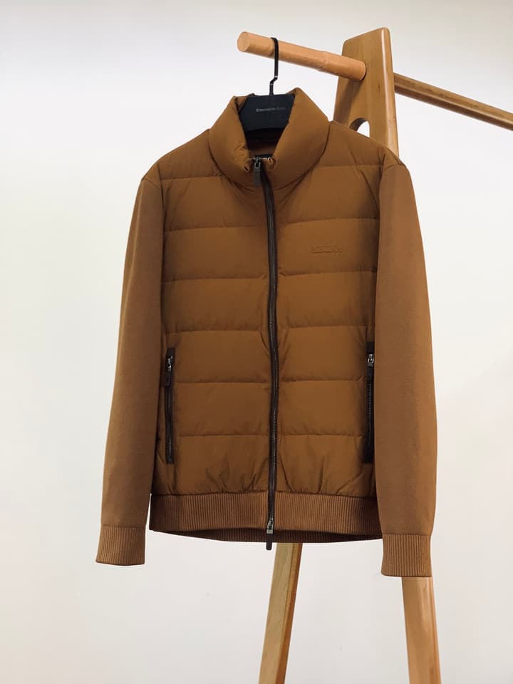 Zegna Spliced Down Puffer Jacket – 2025FW in Classic Black