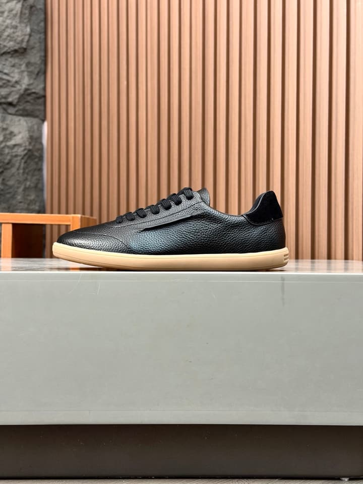 Zegna Old Money Suede Casual Sneakers