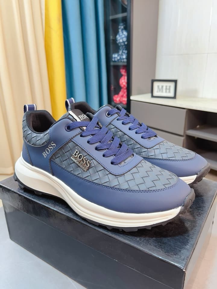 Boss Classic Suede and Waterproof Casual Sneakers