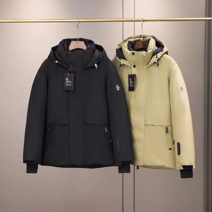 Moncler Classic Luxury Puffer Jacket – Autumn/Winter Collection in Dark Grey
