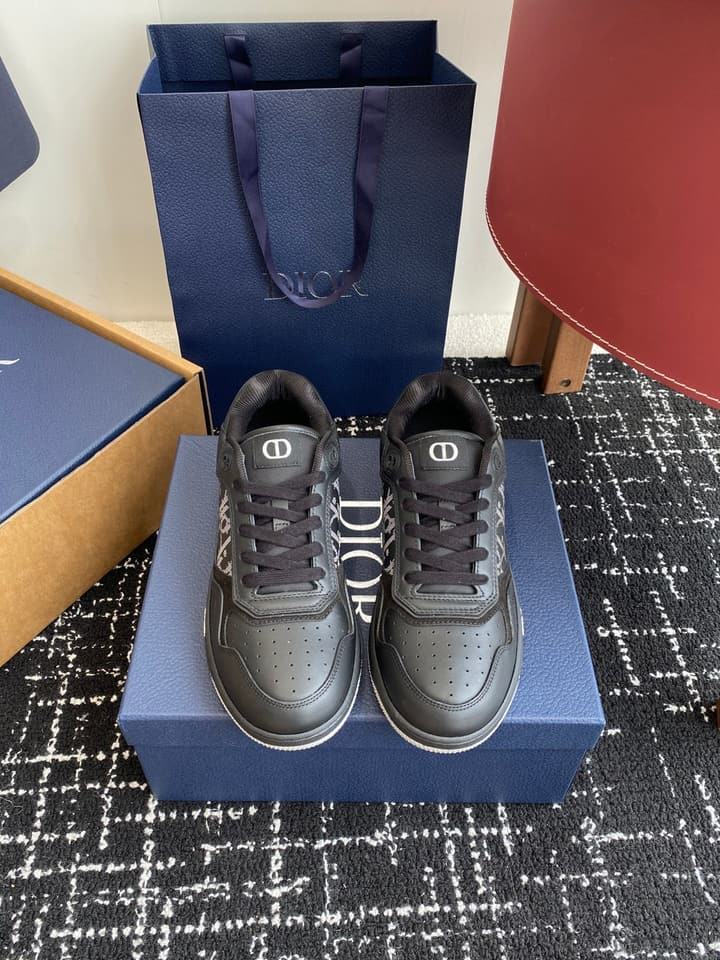 Dior B27 High-Top Sneakers – 25 Collection in Black