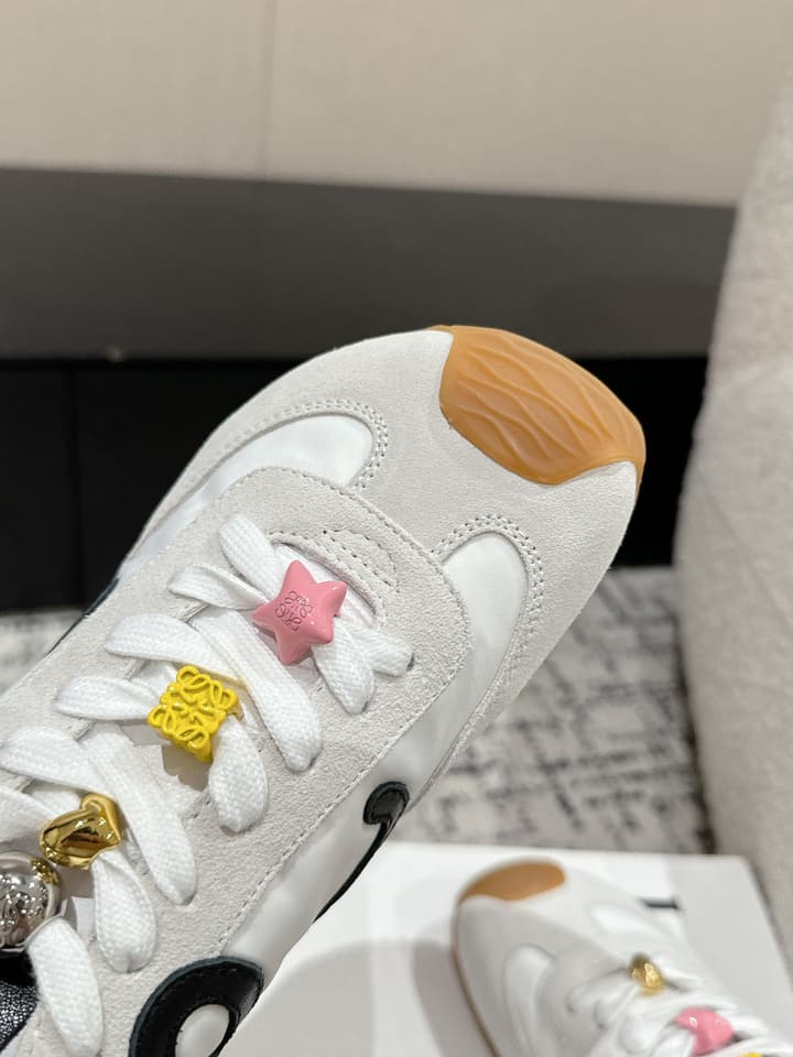 Loewe Ballet Runner 2.0 Unisex Sneakers – 2025 Collection in White And Light Blue