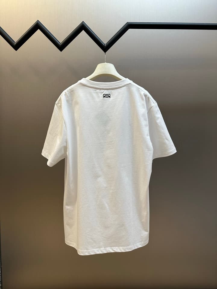 Loewe 1846 Anniversary Ghost Crewneck T-Shirt – Spring/Summer Collection in Black