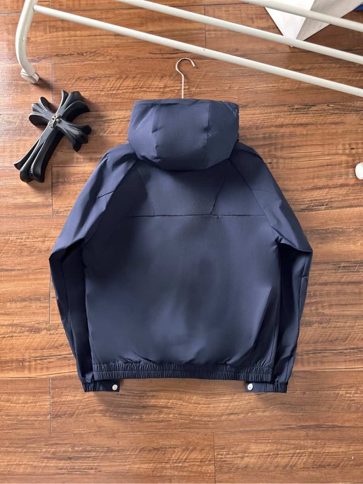Dior High-End Woven Trench Coat – 2025FW in Black Windbreaker