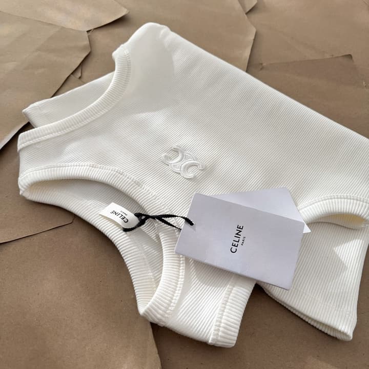 Celine Embroidered Crewneck Vest – 25SS
