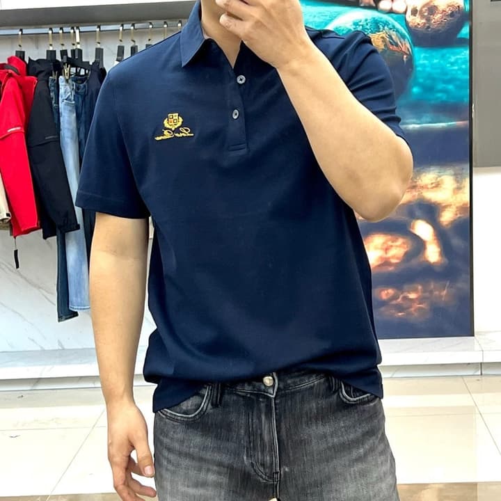 Loro Piana Classic Cotton Polo Shirt – 2026 Spring/Summer Collection in Classic Black