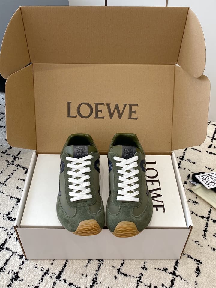 Loewe Ballet Runner Sneakers in Charcoal Grey