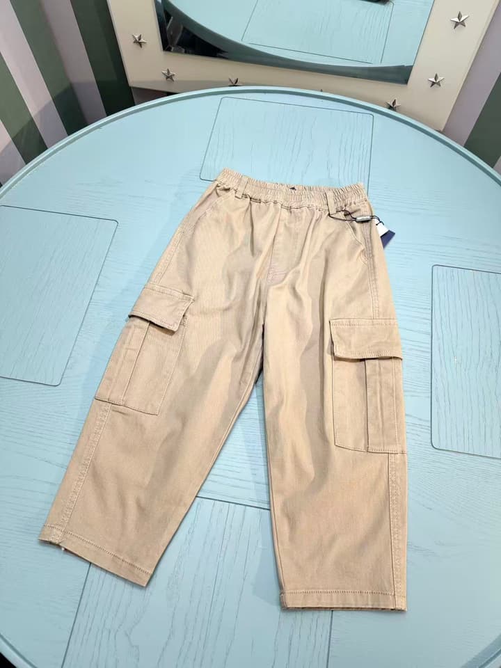 Ralph Lauren RL POLO Kids English Style Pants – 2025SS – Kids Collection in Dark Navy
