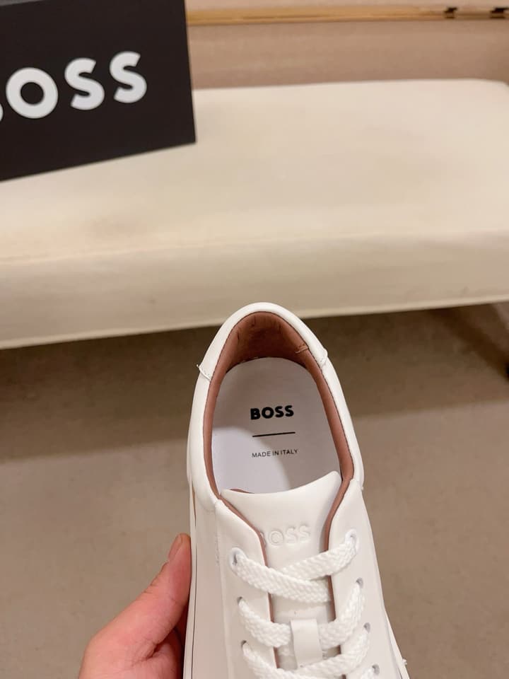 Boss Premium Casual Men's Sneakers in Black Monochromatic