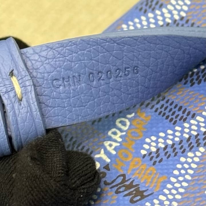 Goyard Muse Vanity Ultra Mini Cosmetic Bag in Blue